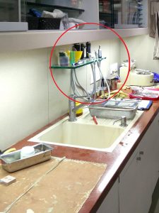 dental clinic plumbing design - laboratory 